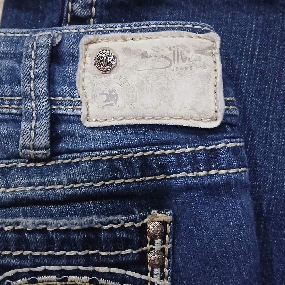 Silver Jeans Suki Bootcut Statement Stitching Sz … - image 2